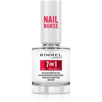 Rimmel Nail Nurse 7-in-1 lac de unghii de baza si superioara 7 in 1 - imagine 2